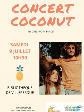 Affiche concert coconut