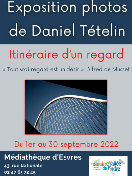 Affiche exposition Daniel Tételin